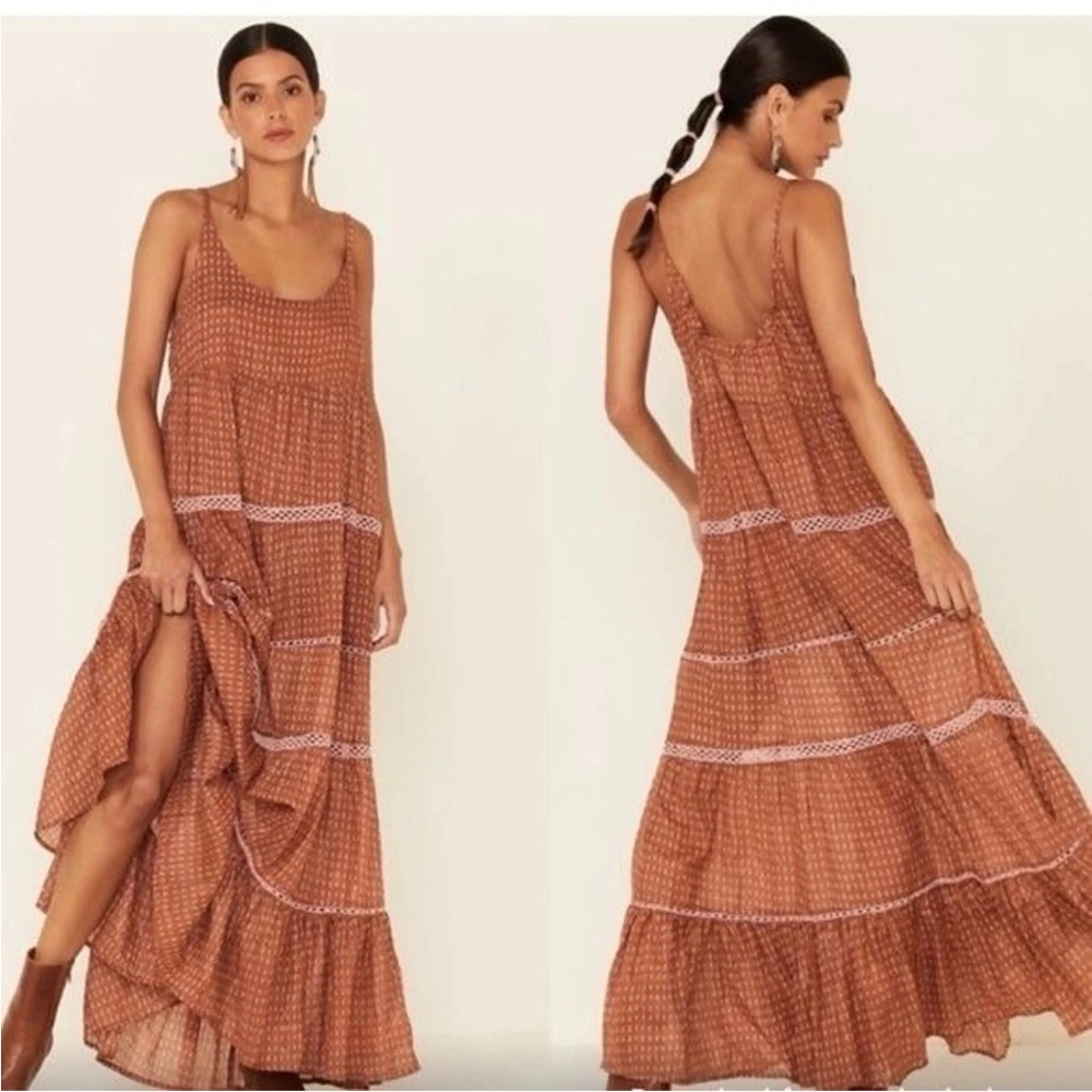 Free People Terracotta Maxi Dress
